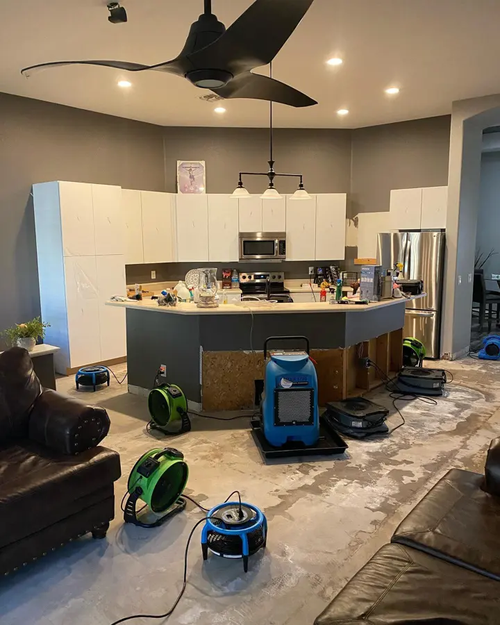 Storm water pushed into a Wedgwood kitchen in Southwest Fort Worth